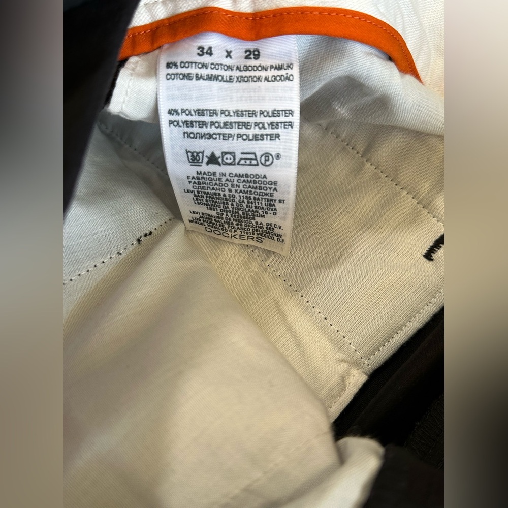 Dockers Easy Khaki D1 mens pants - Picture 5 of 9